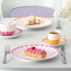 Тарелка салатная Fleur Cassis 21 см