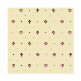 Плитка керамическая Petracer's Grand Elegance 20х20, Giglio Bordeaux Su Crema, 7,5 мм