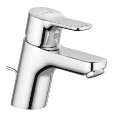 Смеситель для раковины Kludi Pure&Easy 373850565, с клапаном, хром