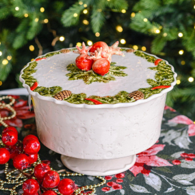 Емкость для хранения Bordallo Pinheiro Coroa De Natal 25х20 см