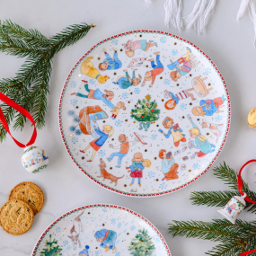 Блюдо для выпечки Christmas games 28 см