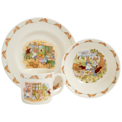 Набор детской посуды Bunnykins, 3 предмета