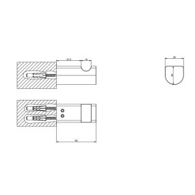 Крючок Gessi Rilievo 59521.031, хром