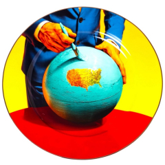 Тарелка столовая "Глобус" 27 см