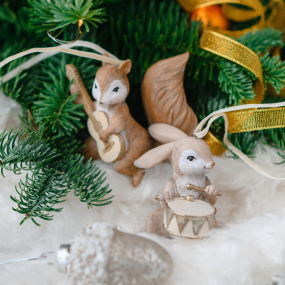 Игрушка на елку "Белочка" 9 см