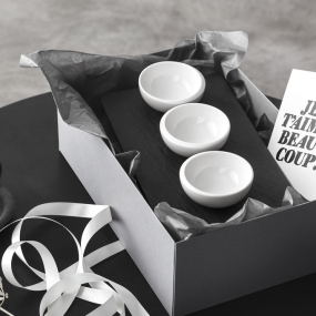 Набор розеток для соуса на подставке NewMoon, 4 предмета