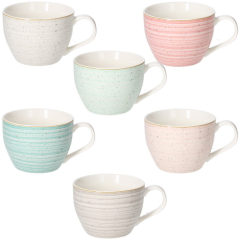 Чашка для завтрака Pepper Bamboo 420 мл, в ассортименте