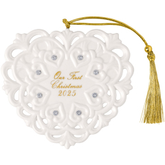 Елочная игрушка "Сердце" Christmas Classics 10х9,5 см