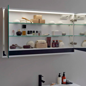 Зеркальный шкаф Kolpa-san Pandora TOP 110 LED WH, 110x60, с подсветкой, белый