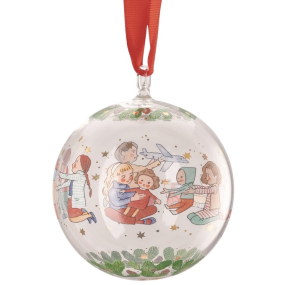 Елочный шар стеклянный Christmas games 6 см