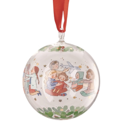 Елочный шар стеклянный Christmas games 6 см