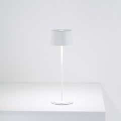 Лампа настольная Zafferano Olivia Pro 35 см, белая
