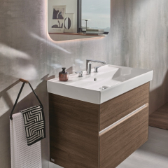 Раковина подвесная Villeroy & Boch Collaro 80х47, CeramicPlus, 4A3380R1, из TitanCeram