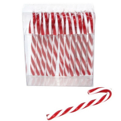 Набор елочных игрушек "Карамельная трость" 10 см, 12 шт