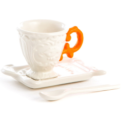 Набор кофейный I-Wares, 3 предмета, оранжевый