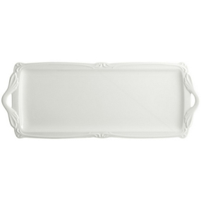 Блюдо сервировочное прямоугольное Rocaille Blanc 36х15 см