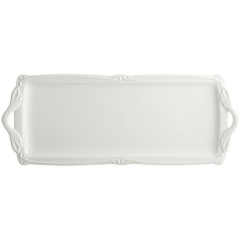 Блюдо сервировочное прямоугольное Rocaille Blanc 36х15 см