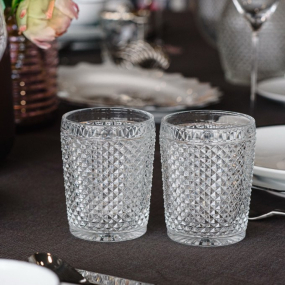 Набор стаканов для виски Bicos Clear 280 мл, 4 шт