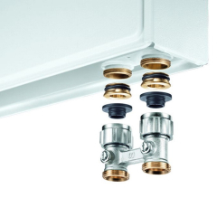 Узел подключения Oventrop Multiflex F, 3/4 НГ x 3/4 НР, проходной
