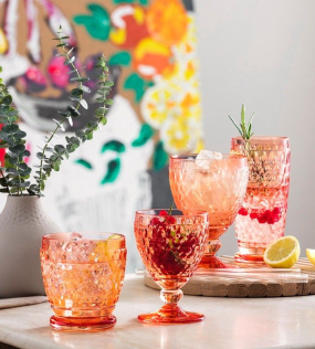 Бокал для воды Boston 400 мл, абрикосовый
