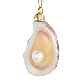 Новогодняя игрушка "Ракушка с жемчужиной" 8,3 см