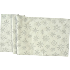 Скатерть-дорожка Cristallo Luce 50х140 см, цвет серебро