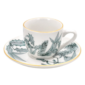 Набор чашек для эспрессо с блюдцами Bloom 90 мл, 12 предметов