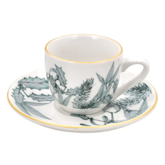 Набор чашек для эспрессо с блюдцами Bloom 90 мл, 12 предметов