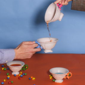 Набор чайный I-Wares, 3 предмета, оранжевый