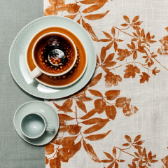 Скатерть-дорожка Pure Beauty 50х140 см, оранжевая