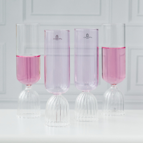 Бокал для шампанского Tutu Colore 250 мл, розовый