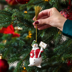 Елочная игрушка "Снеговик" Christmas Classics 10 см