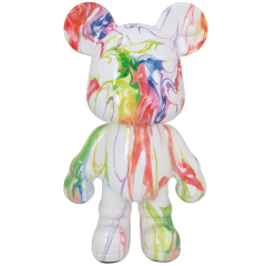 Фигурка-копилка декоративная "Медведь" 21 см, цвет мультиколор