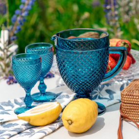 Набор бокалов для воды Bicos Blue 280 мл, 4 шт