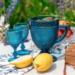 Набор бокалов для воды Bicos Blue 280 мл, 4 шт