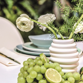 Ваза Hop 14 см, цвет белый матовый