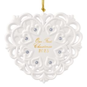 Елочная игрушка "Сердце" Christmas Classics 10х9,5 см