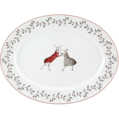 Блюдо овальное среднее Noel 32,6х24,8 см Блюдо овальное среднее Noel 32,6х24,8 см