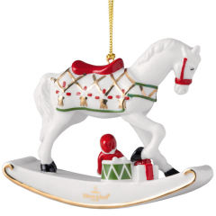 Елочная игрушка "Лошадка-качалка" Christmas Classics 10 см
