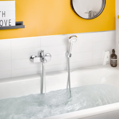 Комплект смесителей Kludi Pure&Easy 3в1, 376850565, хром