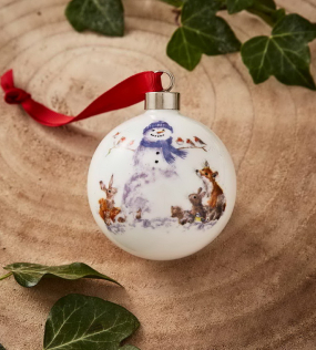 Елочный шар "Снеговик" 6,6 см