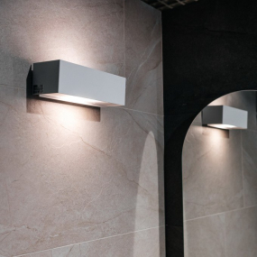 Светильник настенный Nemo Viiva 30х11х9 см, цвет белый