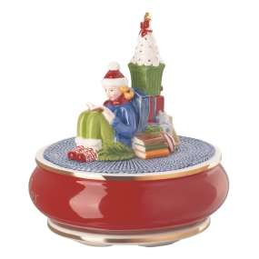 Шкатулка музыкальная "За книжкой" 14 см (лимит. издание)