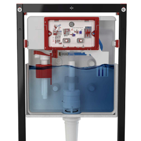 Инсталляция Alca AM101/1120 + панель FUN, сталь сатин