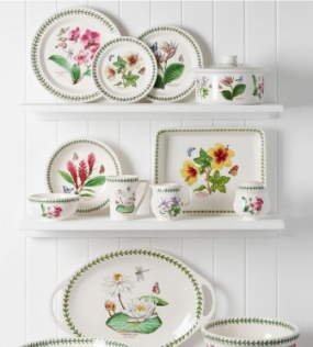 Набор тарелок столовых "Экзотические цветы" 27 см, 6 шт