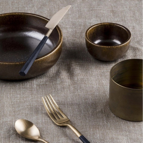 Набор столовых приборов Hive Black Treasure Honey, 24 предмета