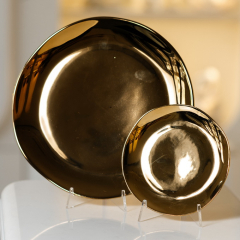 Тарелка для хлеба Oro E Argento 13 см, цвет золото