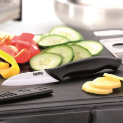 Нож с керамическим лезвием Ceramo 18,5х2,3 см