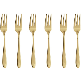 Набор вилок десертных Velvet Gold, 6 шт