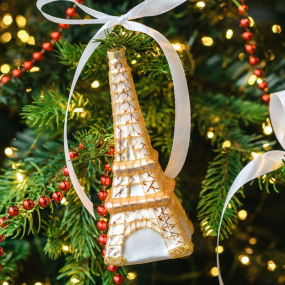 Елочная игрушка "Эйфелева башня" 14,5 см